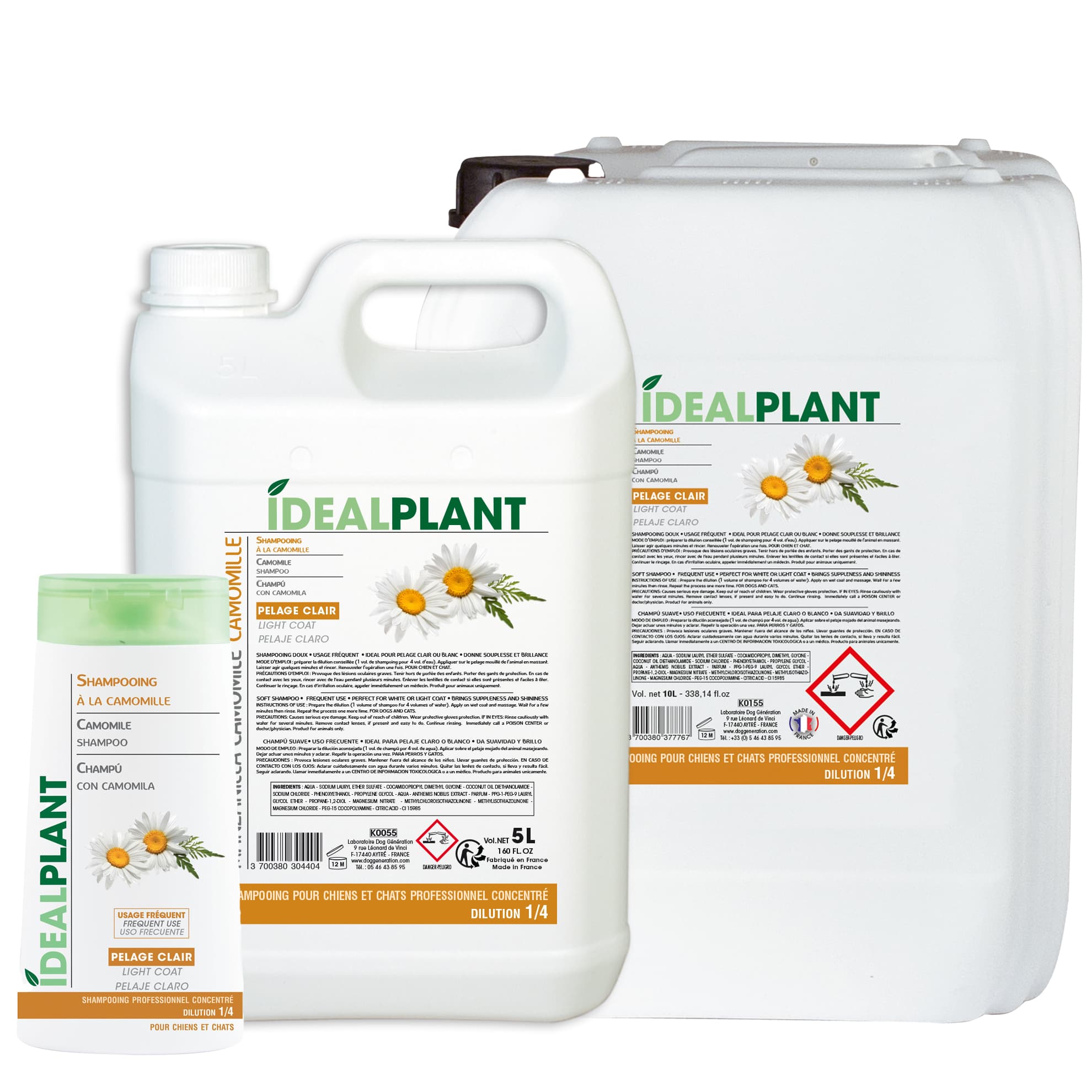 Shampooing Idealplant chien IDP-K0115