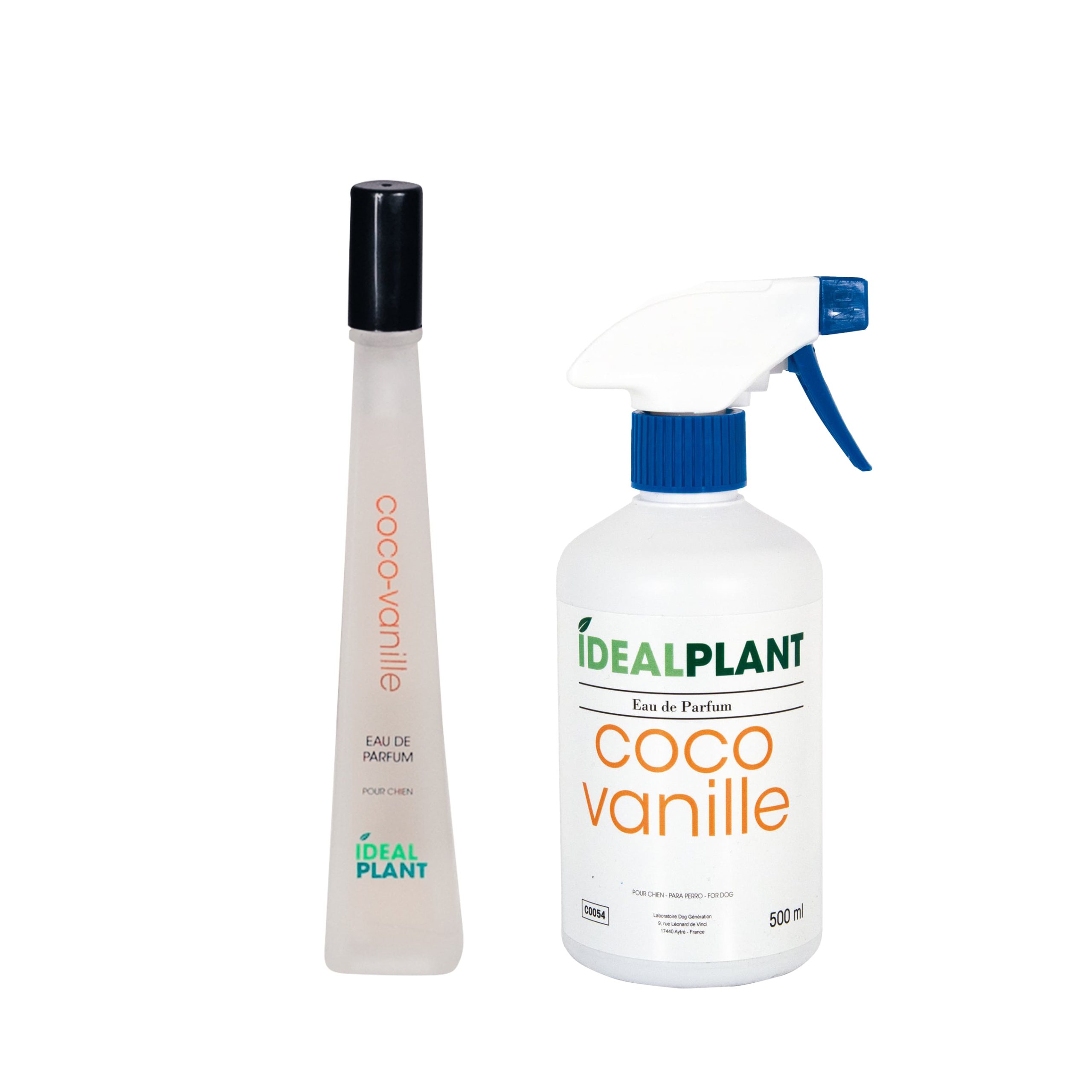 Parfum vanille coco chien Idealplant