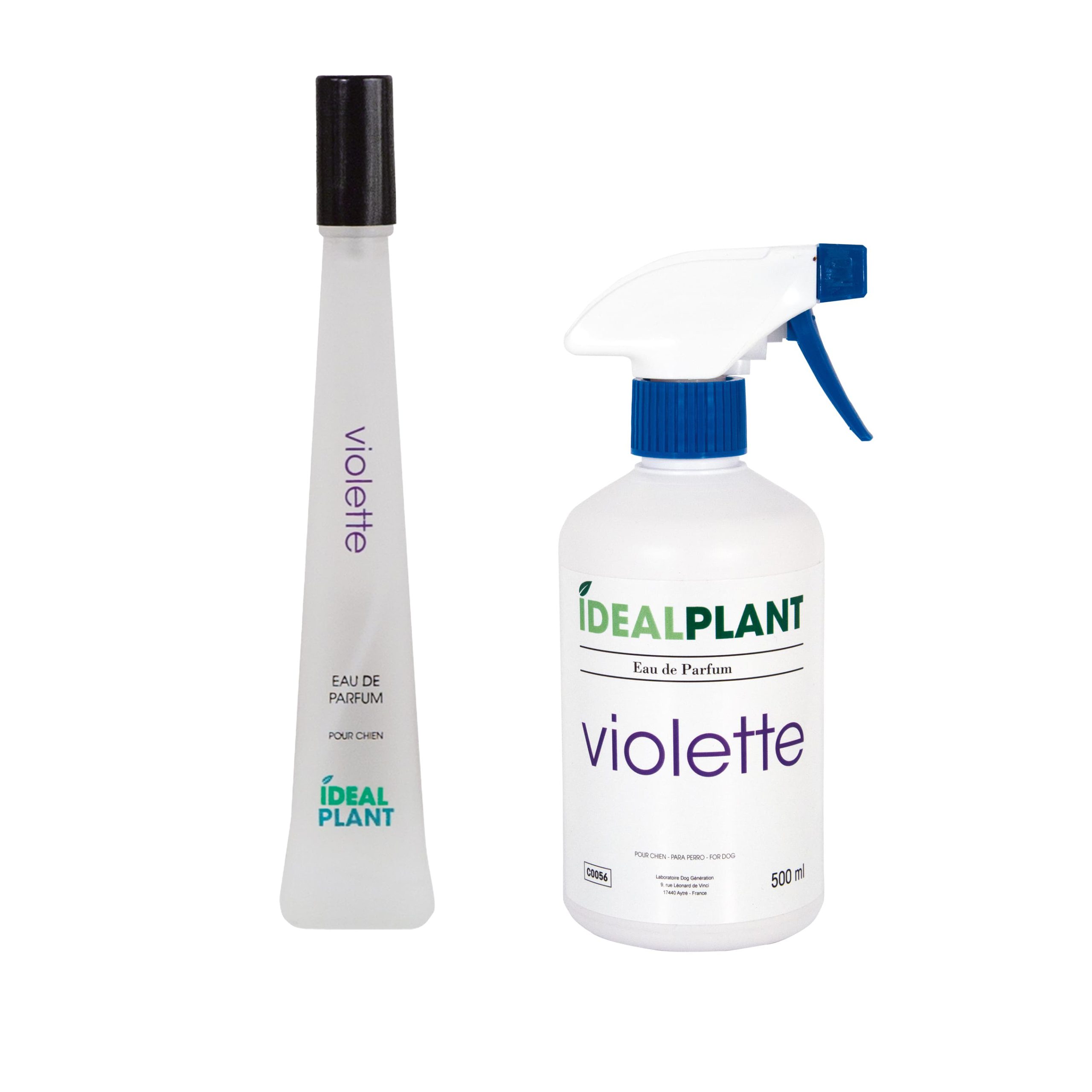 Parfum à la violette pour chien Idealplant