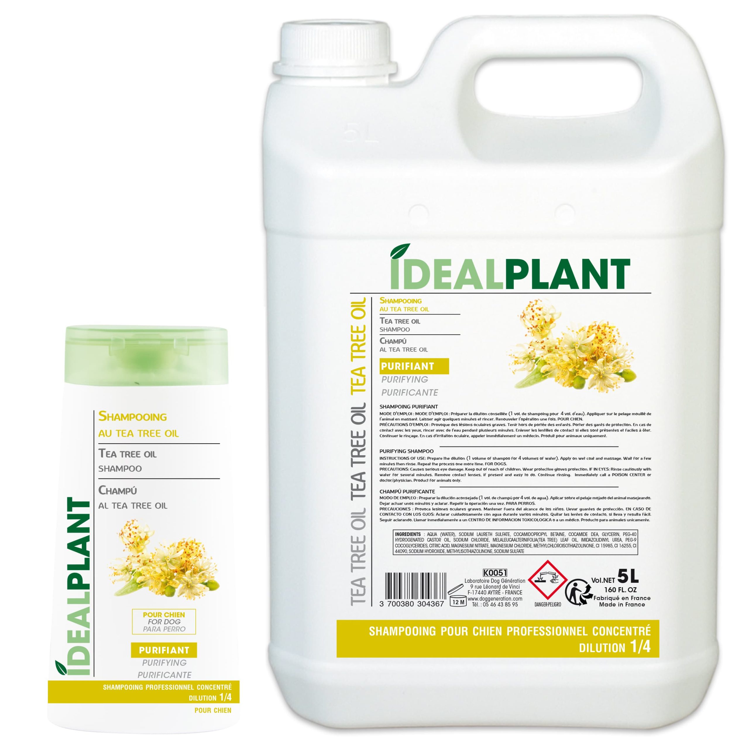 Shampooing Idealplant Chien IDP-K0111