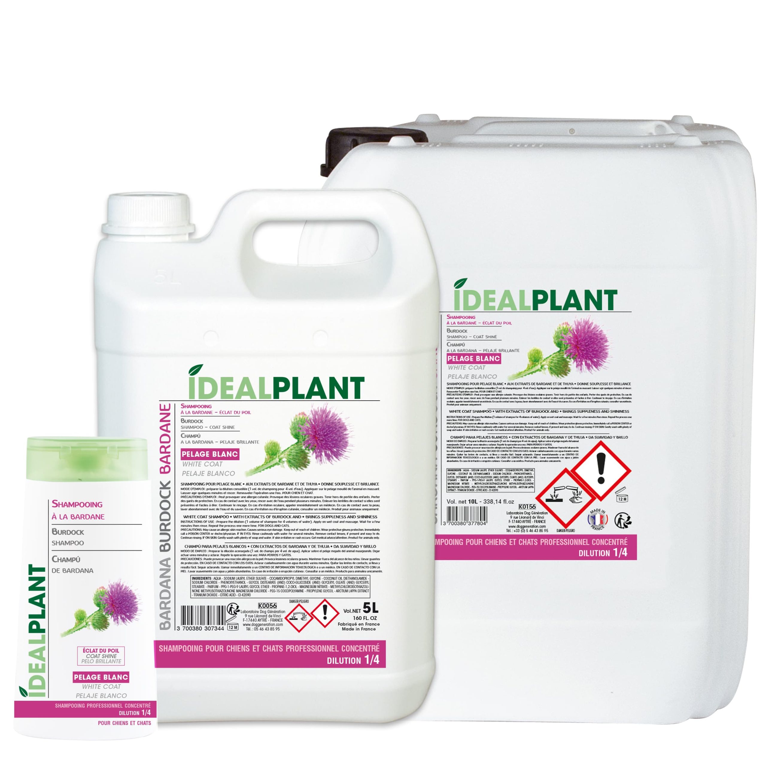 Shampooing poil blanc Idealplant IDP-K0116