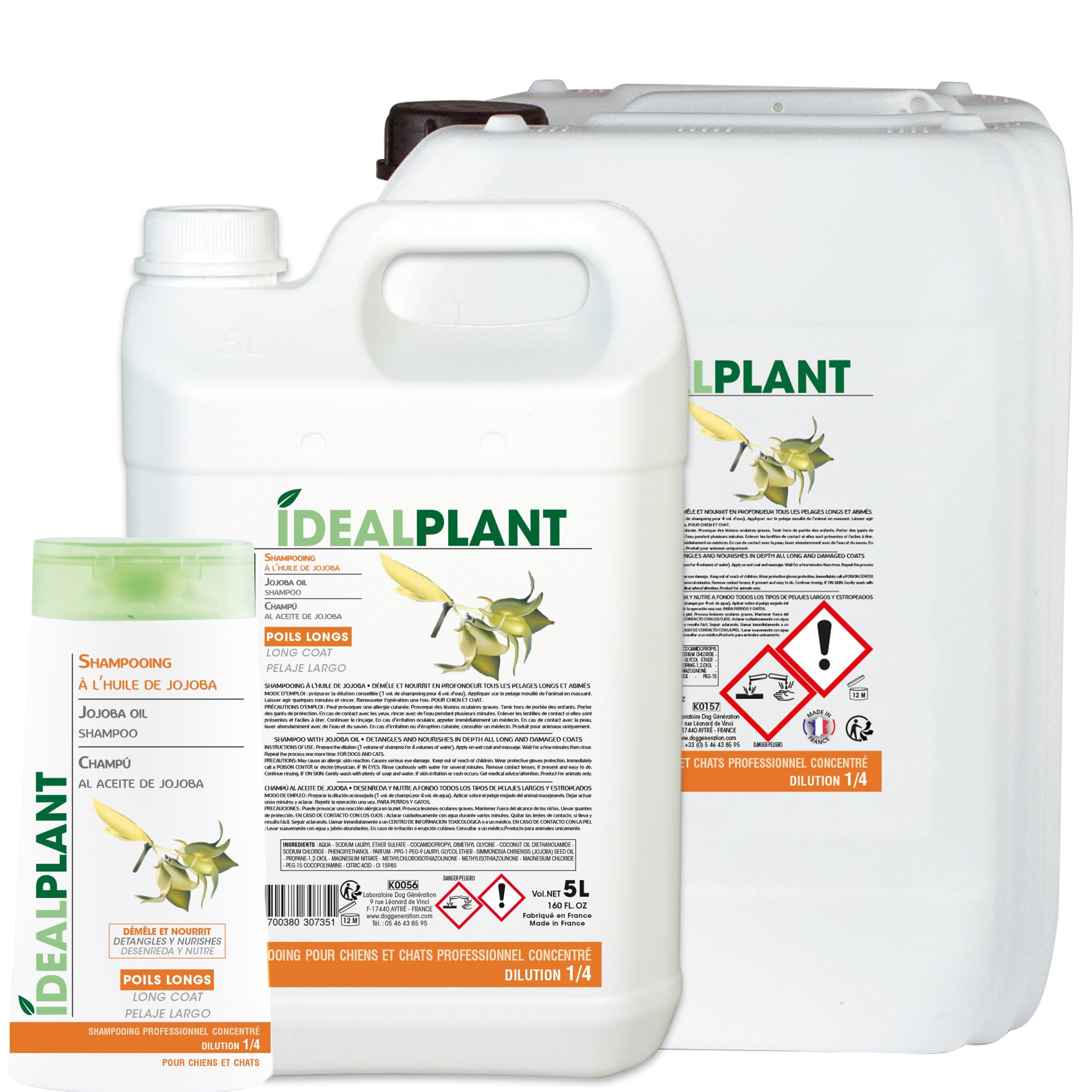 Shampooing Idealplant chien IDP-K0117