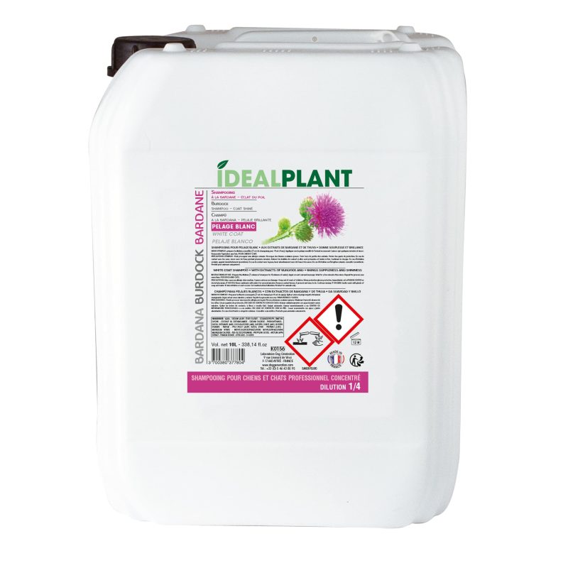Shampooing poil blanc Idealplant K0116 10L